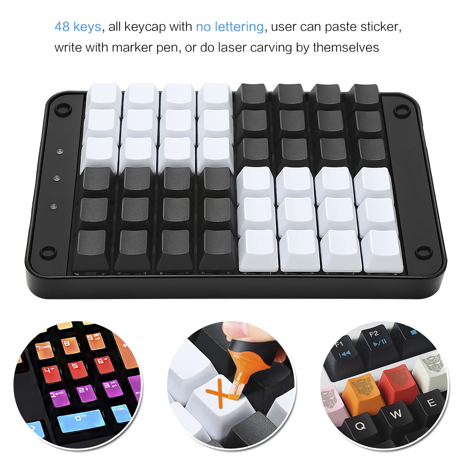 Mua Koolertron One Handed Mechanical Gaming Keyboard with 8 Macro Keys ...