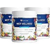Gundry MD MCT Wellness Powder to Support Energy, Ketone Production and Brain Health, Keto Friendly, Sugar Free (90 Day Supply, Blueberry Lemonade)