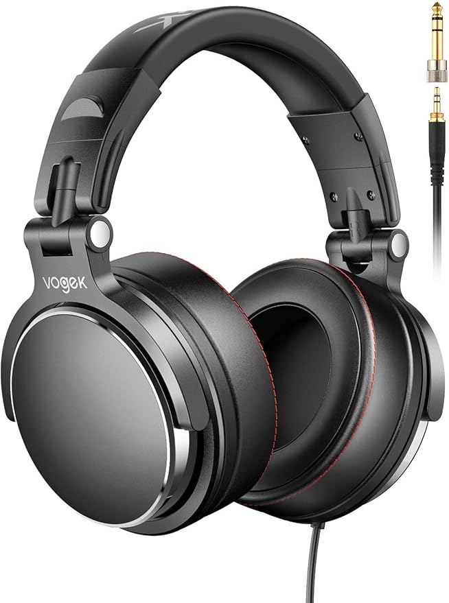 Casque de DJ professionnel avec son stéréo pour batterie électrique, piano et guitare, haut