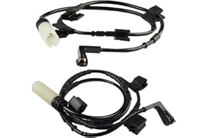 Bapmic Front 34356789329 + Rear 34356789330 Brake Pad Wear Sensor for Mini Cooper R56 R57 2007-2010(2 pcs)