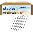 Sandbaggy 200-Pack 6 inch Landscape Staples - Great for Securing Landscape Fabric, Ground Cover or Drip Irrigation Tubing - Trusted by Farmers & Contractors Across USA
