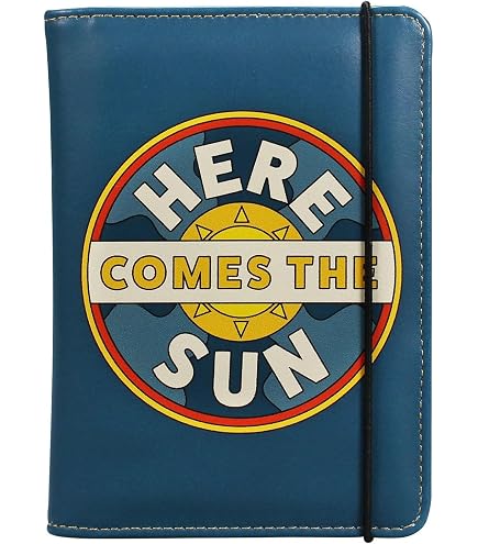 Etichetta Bagagli The Beatles 'Ticket To Ride' - Pelle PU Blu E Bianca - 16,5 X 5,8 Cm - Regalo Per Fan