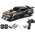 RACENT 1:16 RC Drift Car, 2.4Ghz 4WD 18KM/H Remote Control Car with Spray Mist, Racing and Drifting Wheels, LED Light, 2 Batteries, Sport Model Toys Vehicle for Kids, Boys, Adults
