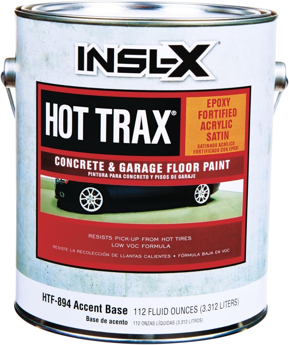 hot trax latex satin concrete garage