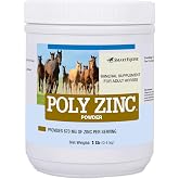 SmartPak Poly Zinc Powder, 1 lb, 150 Servings | Zinc Supplement for Horses | Hoof Care Vitamins &amp; Minerals | Bone &amp; Hoof Wellness | Equine Skin Coat Supplement