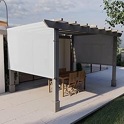 E&K Sunrise 8'Wx26'L Outdoor Shade Canopy Cover
