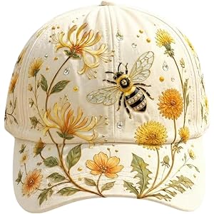2026 Limited Edition Garden Morning Cap, Adjustable Cotton Hummingbird Flowers Baseball Hat, Lightweight Breathable, Botanica