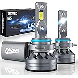 Fahren 9012/HIR2 LED Headlight Bulb, 60W 10000 Lumens Super Bright LED Headlights Conversion Kit 6500K Cool White IP68 Waterp