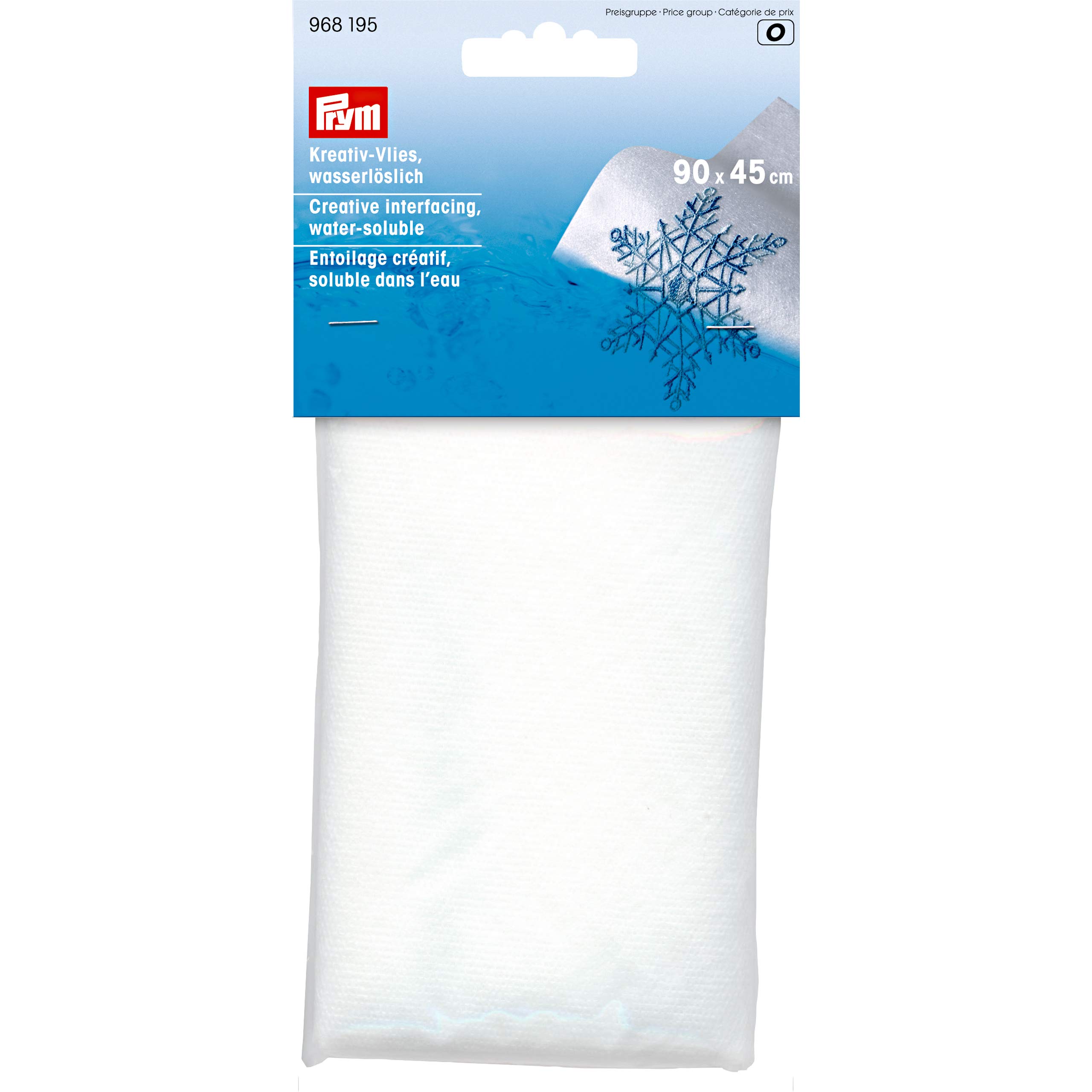 Prym 90 x 45 cm Creative Interfacing, White, Polyester, 10 mm