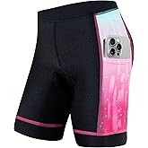 Gogokids Boys Girls 3D Padded Bike Shorts Kids Cycling Shorts Biking Shorts Sports Pants with Pockets for Mountain Road