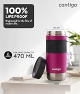 Contigo Byron 2.0 SNAPSEAL Travel Mug 470 ml Levers Leak-Proof view 3