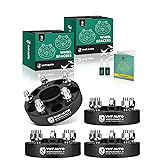YHTAUTO 5x4.5 Hub Centric Wheel Spacers 1.25 inch Fits Chrysler, Dodge 2005-2023 Models, Charger, Challenger, 300, 5x114.3mm Tire Spacers w/ M14x1.5 Studs, 71.5mm Hub Bore 5 Lug 4PCSs