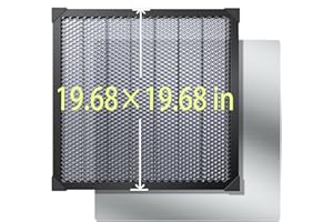 CREALITY FALCON Honeycomb Laser Bed 500×500mm Honeycomb Working Panel for Heat Dissipation and Desktop-Protecting, Honeycomb Working Table with Aluminum Panel for Most Laser Cutter