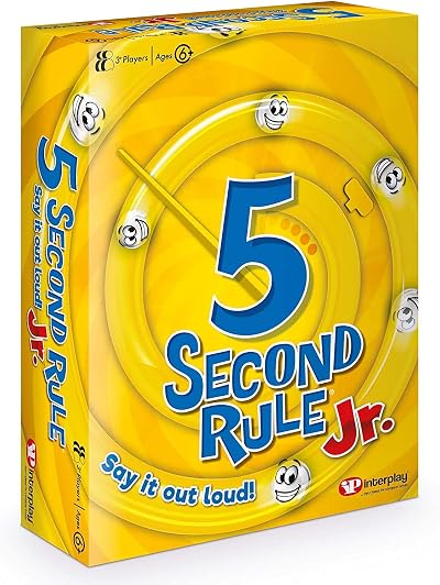 PlayMonster 5 Second Rule Junior Quickfire Trivia Card Game for Kids