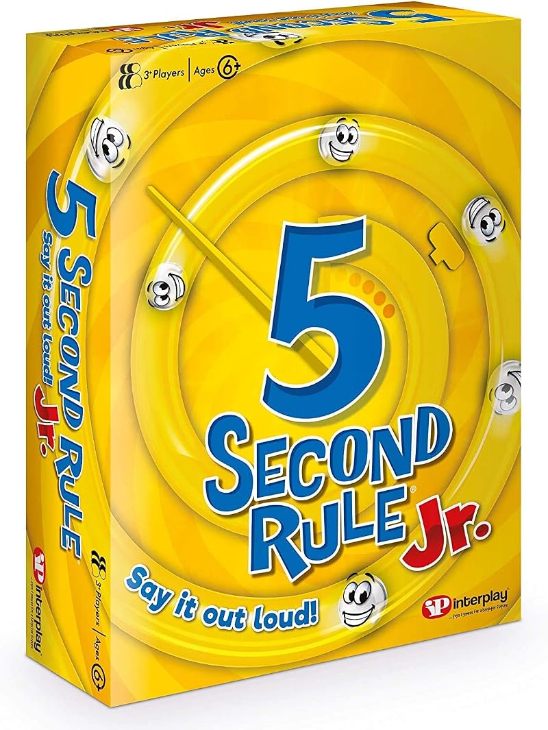 PlayMonster 5 Second Rule Junior Quickfire Trivia Card Game for Kids
