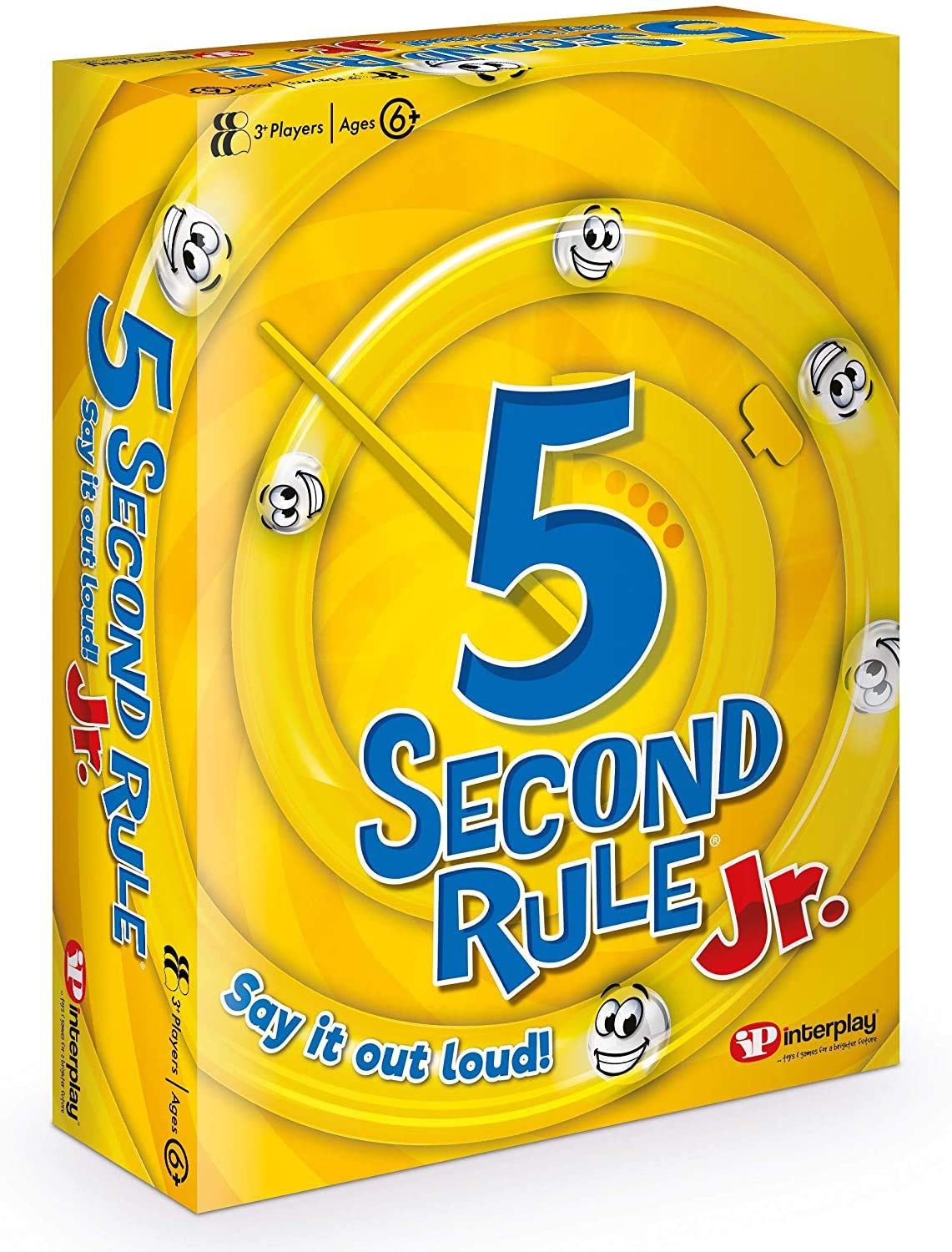 PlayMonster 5 Second Rule Junior - Quickfire Trivia Card Game for Kids & Family Fun - Kids Games - Ages 6+