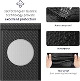 Switory 25Pack Padded Bubble Mailers Black 26.7x38cm Self-Adhesive Envelopes view 3