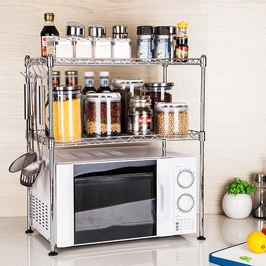 PENGFEI Estante de Cocina Microondas Rack Estante del Horno ...
