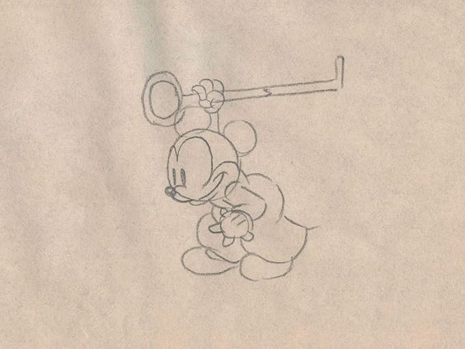 Mickey Mouse Nephew 1934 Production Animation Cel Drawing