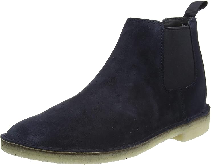 clarks navy boots