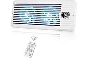 TMYICE Register Booster Fan for 4" x 12" Register Holes, Smart AC Vent Booster Fans Improves Heating & Cooling with Remote and Thermostat Control,10-Speed Quiet Vents Fan for Floor Ceiling