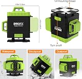 IMAYCC Laser Level Green Self Leveling 16 Lines 360° 4D Pulse Remote view 8