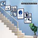Bobeen A4 Photo Frames Pack of 3 Black 21x29.7 cm MDF Frame view 9