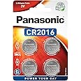 4 Pcs Panasonic Cr2016 3v Lithium Coin Cell Battery Dl2016 Ecr2016