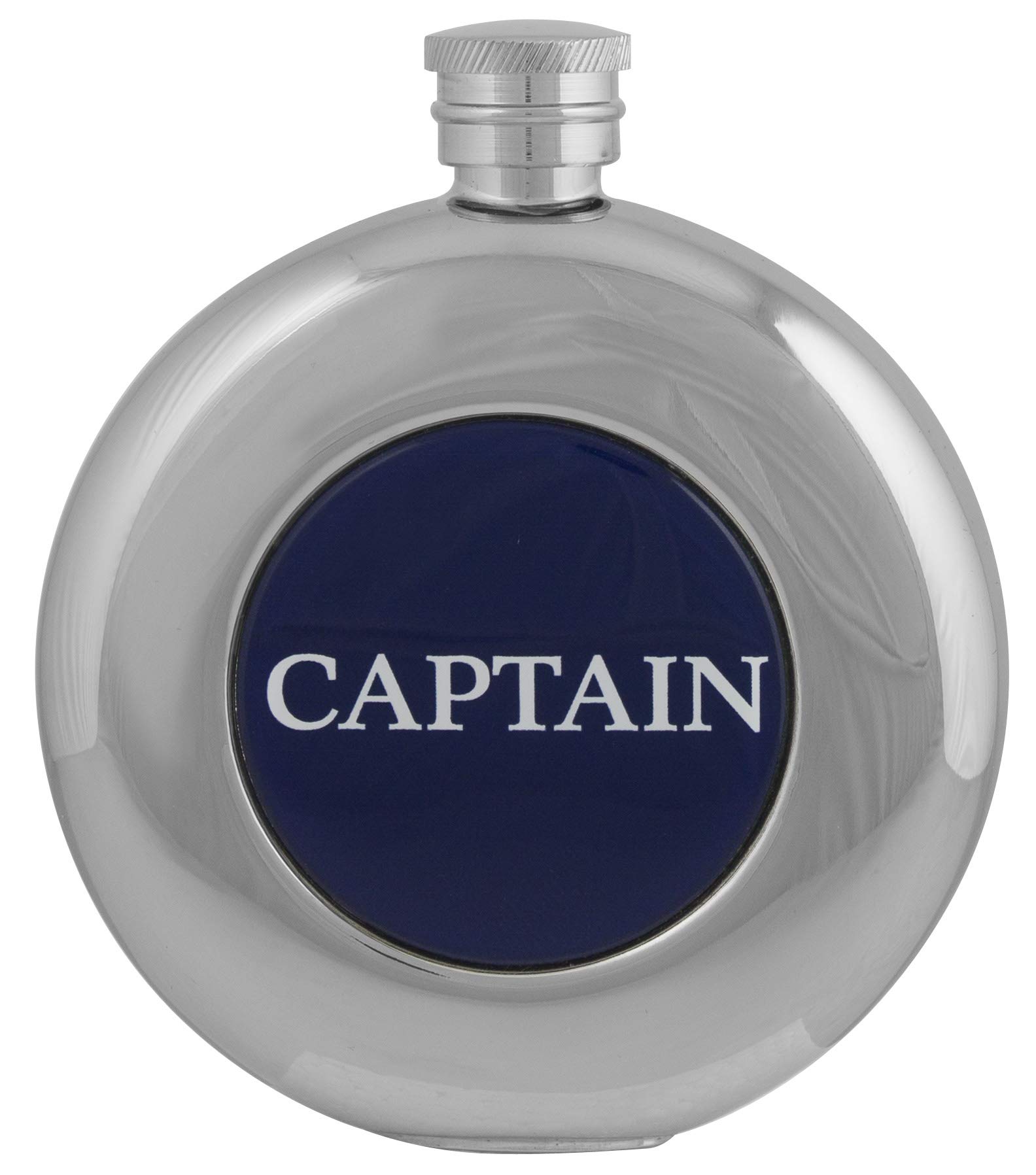 "Captain" Round Hip Flask