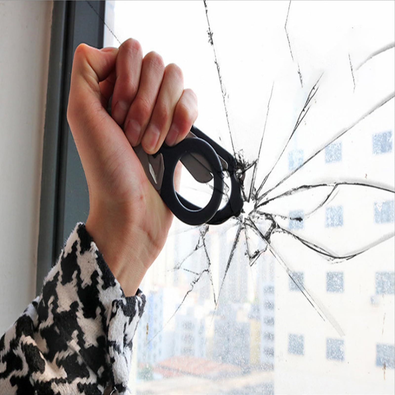 Trauma Schere Multitool Rettungsschere mit 6 Praktischen Funktionen Faltbare Scherenzange aus Edelstahl - Ideal für Professionellen Einsatz Im Rettungsdienst Oder Alltägliche Aufgaben 7