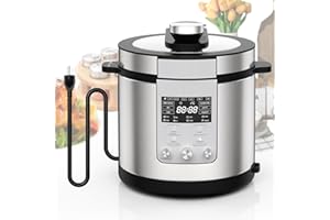 VBGK Electric Pressure Cooker 14-in-1,6.3Qt Pressure Cooker,Slow Cooker,Rice Cooker,Steamer,Yogurt Maker,Bake,Stock Pot,Steamer,Warmer & Sterilizer,Delay Timer,Automatic Pressure Release