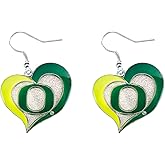 NCAA Floating Logo Hoop Earrings