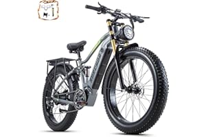 2026 Dual Motor AWD Electric Bike for Adults 5000W/3000W/1500W 48 KPH/64 KPH Speed 52V/48V 30Ah/20Ah Battery Up to 140 KM Lon