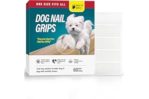 IFUNTECKY Anti-Slip Tape for Dogs Paw - Anti-Slip Dog Nail Wraps for Instant Traction on Hardwood Floors, Reduce Struggle & Pain