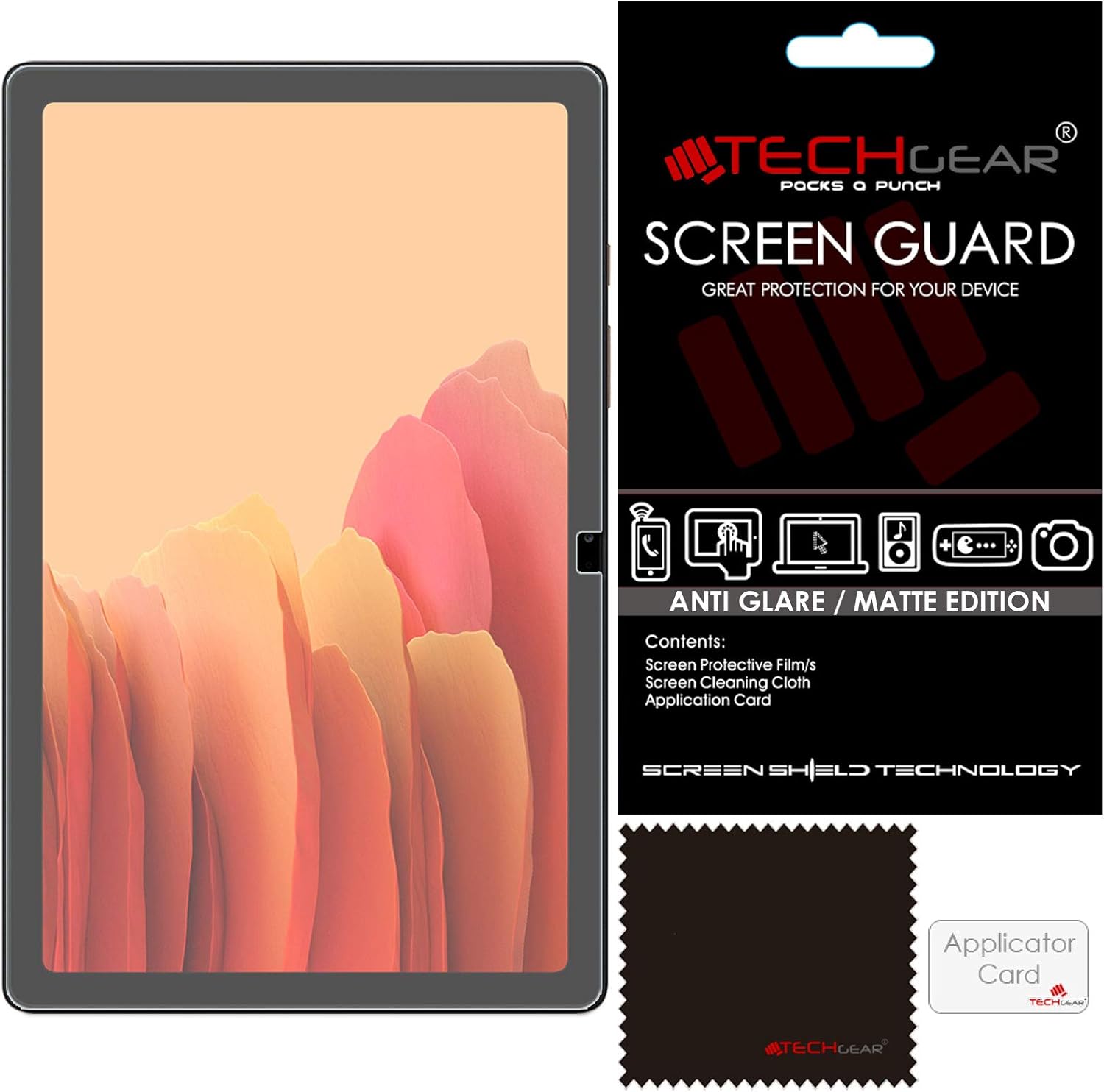 TECHGEAR 2 Pack Galaxy Tab A7 10.4" Anti Glare Screen Protectors (SM-T500 / SM-T503 / SM-T505 / SM-T509) - Image 4
