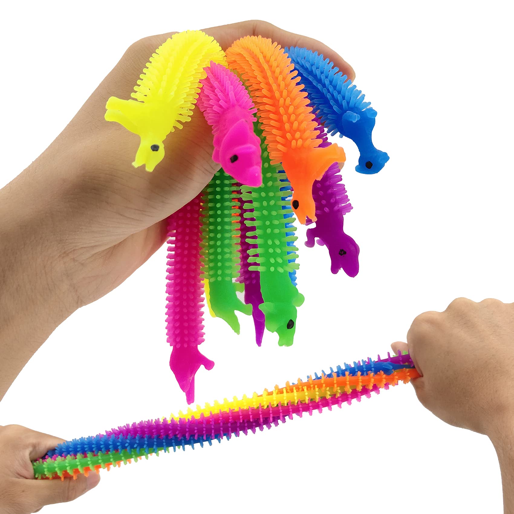 Zayin Stretchy Fidget Alpaca Noodles String Toy,Unique Sensory ADHD Sensory Toys Good for Kids and Adults with ADD,ADHD,OCD or Autism (BPA/Phthalate/Latex-Free) (Dinosaur) — image 1