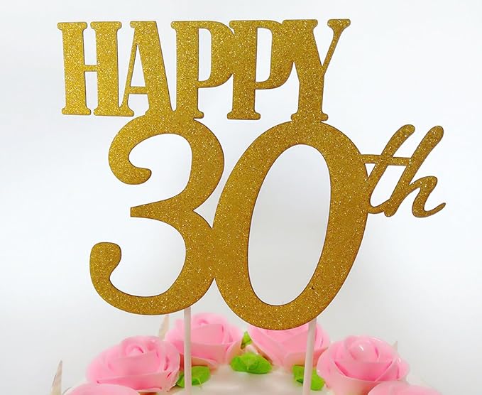 Generique Paillettes Dorees Happy 30th Gateau Danniversaire Forever 30 Dragees 30e Anniversaire Decoration De Fete Fournitures De Loisirs Creatifs Decorations Et Accessoires De Fetes Startagain Gr
