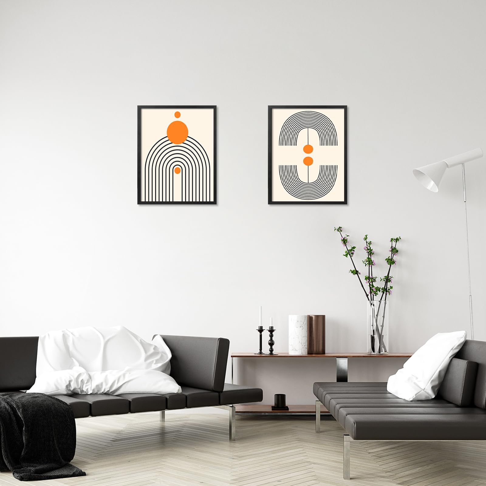 DOAI ART 16x20 Frames 2 Pack, Black Picture Frames