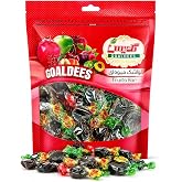 GOALDEES Sour Bite-Size Fruit Lavashak Blended Flavors Sour Toffee - Traditional Persian Snack 1 lb