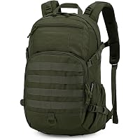 HUNTVP 25L Military MOLLE Tactical Backpack - Army Green Hunting Rucksack, Water Repellent Assault Pack For Travel & Outdoor - View #8