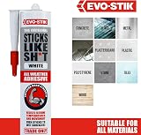 EVO-STIK Sticks Like Sh*t Adhesive White 290ml All Weather Temp Movement view 4