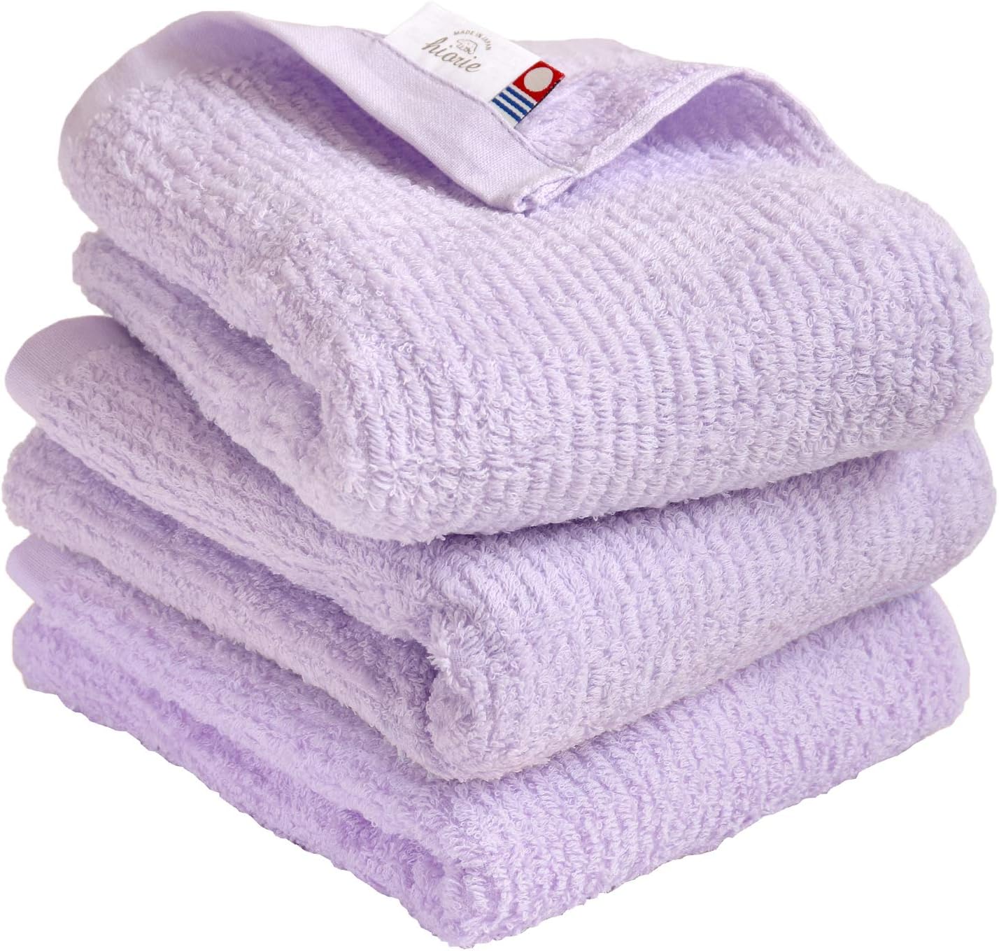 Imabari Towel QuickDry Towel, Soft and Highly Absorbent, Air&Thin 3 Piece Hand Towel Sets