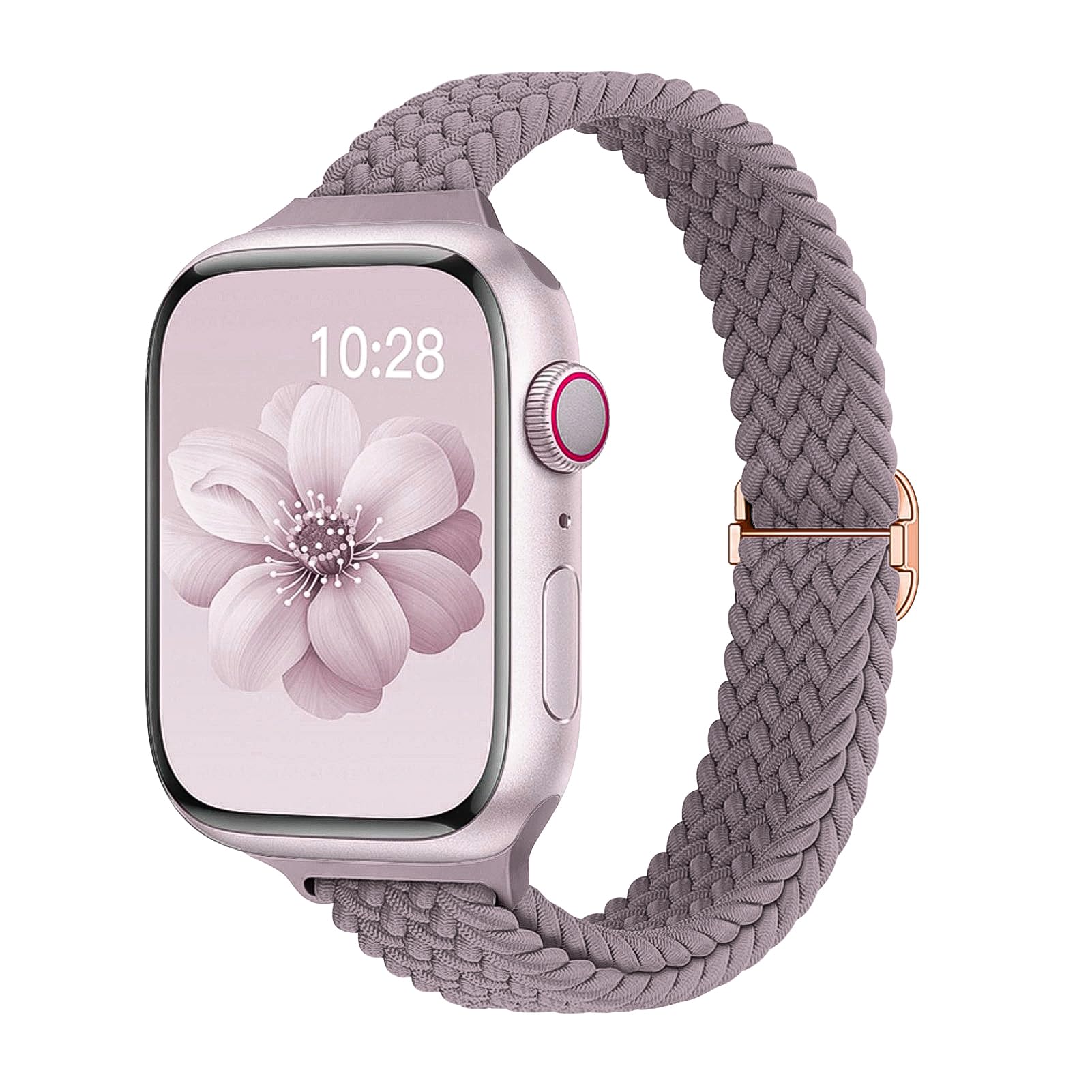 Photo 1 of Slim Braided Bands for Apple Watch Band 40mm 41mm 42mm 38mm 46mm 44mm 45mm 49mm Women,Stretchy Solo Loop Nylon Elastic Thin Narrow Skinny Strap for iWatch Ultra 3/SE 3 Series 11 10 9 8 7 6 5 4 3 2 31