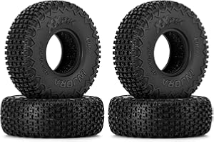 INJORA 0.7" XHX Pin Tires 40 * 14mm for 1/30 Axial SCX30 (T7021)