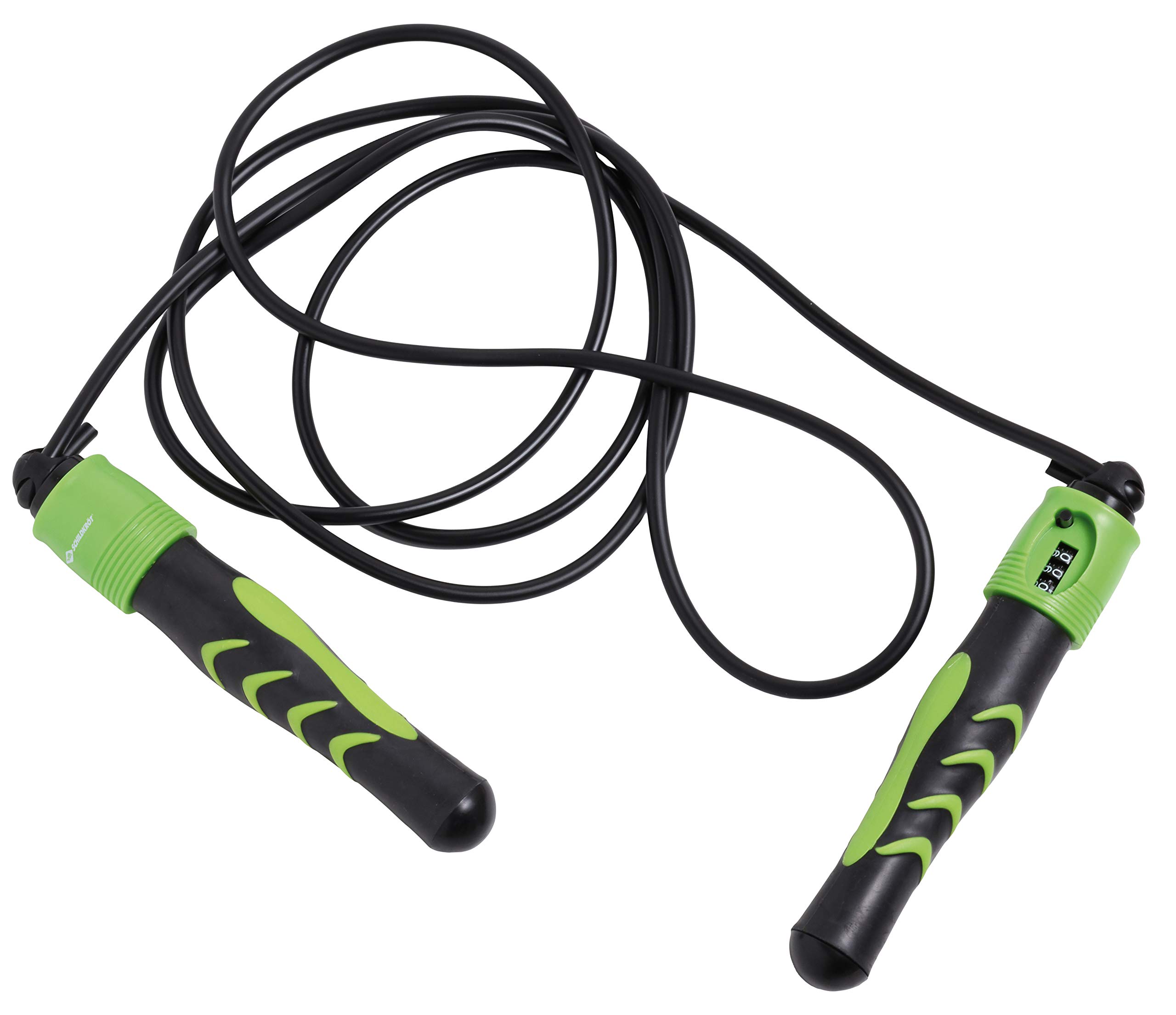 Schildkröt Jump Rope with Counter, Black/Anthracite, in a Mesh Bag, 960113
