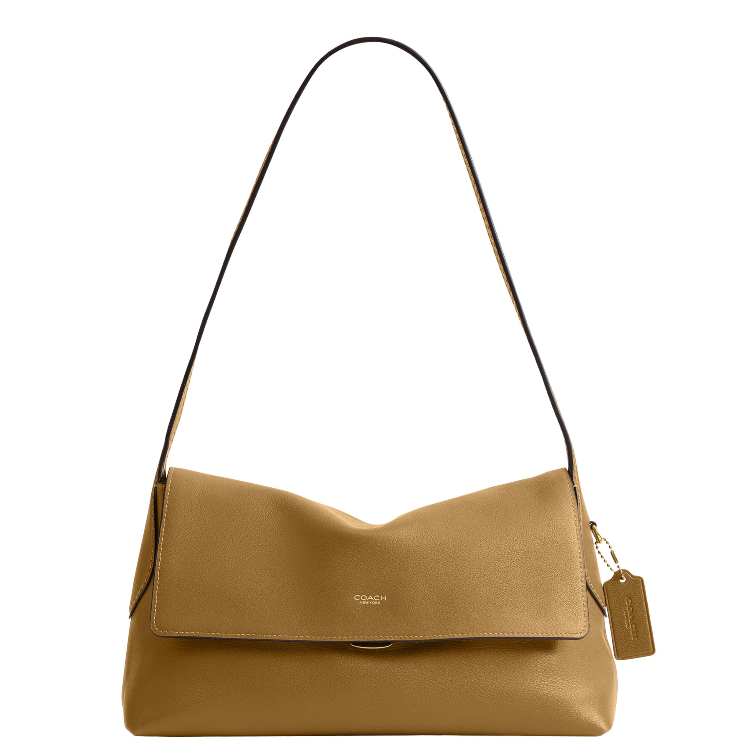 Photo 1 of COACH Natural Grain Leather Chelsea Shoulder Bag 30