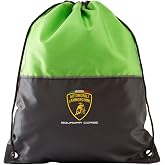 Lamborghini Squadra Corse Team Draw String Bag Black