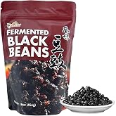 Apexy Premium Fermented Black Beans, Douchi, Authentic Asian Recipes Natural and Flavorful, Traditional Asian Seasoning & Ing