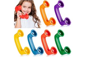 KFPPLXQ Whisper Reading Phones 6 Pack Upgrade Large Auditory Feedback Hear Myself Sound Phone Speech Therapy Toy Phone Tool for Class Accelerate Reading Fluency Comprehension and Pronunciation
