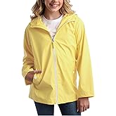 Pink Platinum Girls Rain Jacket - Wind and Waterproof Rain Jacket Lightweight Full Zip Up Hooded Raincoat for Girls